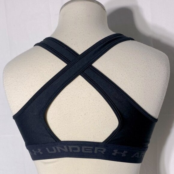 Under Armour Women's Black Compression Sports Bra M - Picture 3 of 11